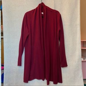 💗3 for $30💗 Burgundy Soft Knit Draped Cardigan